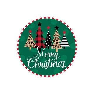 WREATH SIGN | 8"DIA | MERRY CHRISTMAS | TREES | WINTER