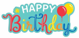 WREATH SIGN | 12.5"LX5.75"H METAL | HAPPY BIRTHDAY SIGN | BIRTHDAYS | EMBOSSED | MD108762