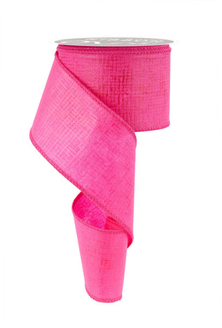 RIBBON | 2.5"X10YD CROSS HATCH | HOT PINK  | NR101011