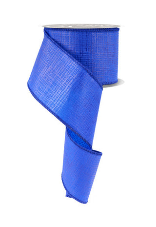 RIBBON | 2.5"X10YD CROSS HATCH | ROYAL BLUE | NR101025