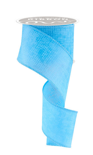 RIBBON | 2.5"X10YD CROSS HATCH | SKY BLUE | NR101054