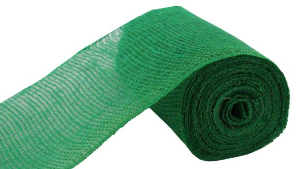 6 Jute Net Burlap Ribbon: Emerald Green (10 Yards) [RA171906] 