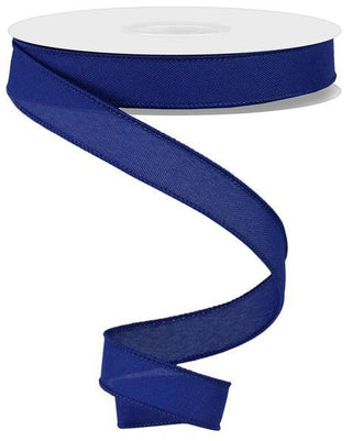 RIBBON | 7/8"X25YD | VALUE | FAUX BURLAP | ROYAL BLUE | RC500525