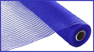 DECOMESH | 21"X10YD | WIDE FOIL | ROYAL BLUE W/BLUE FOIL | MESH | RE106625