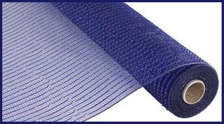 DECOMESH | 21"X10YD | WIDE FOIL | NAVY W/ROYAL BLUE FOIL | MESH | RE106657