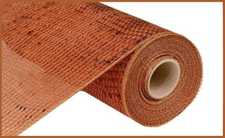 DECOMESH | 10.25" X 10YD | DELUXE WIDE FOIL | BROWN/COPPER FOIL | MESH | RE134104