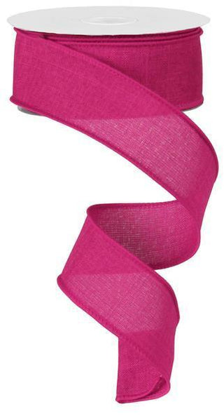 RIBBON | 1.5"X10YD | ROYAL BURLAP | FUCHSIA | RG127807