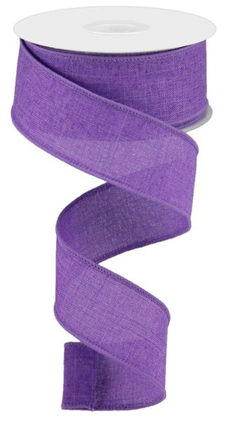 RIBBON | 1.5" X 10YD | ROYAL | BURLAP | DARK LAVENDER | RG1278WF