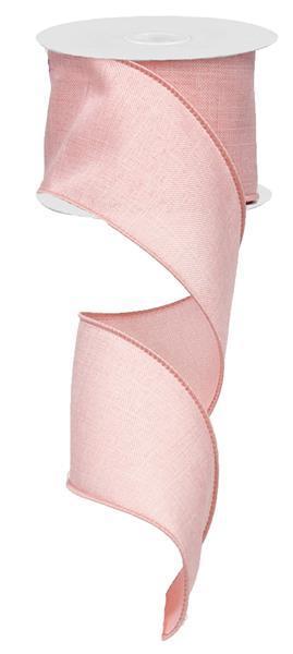 RIBBON | 2.5" X 10YD | ROYAL | BURLAP | PINK | RG1279EH