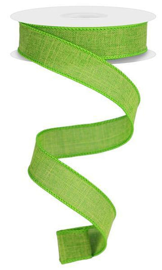 RIBBON | 7/8"X10YD ROYAL BURLAP | FRESH GREEN| RG7278LT