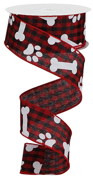 WREATH KIT  | WOOF YOU A MERRY CHRISTMAS | RED/WHITE/BLACK | KIT071WF-26
