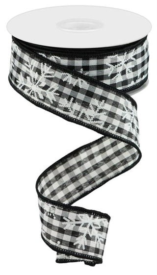 WREATH KIT | PLUSH 4 PIECE SNOWMAN-SNOWFLAKES | BLACK/WHITE/RED | KIT056SM-26CAN