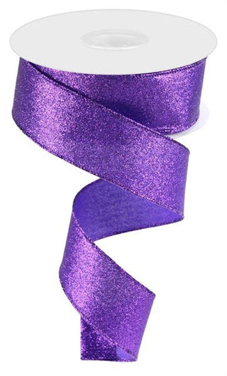 RIBBON | 1.5"X10YD | SHIMMER GLITTER | PURPLE | RGC159623