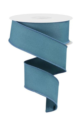 RIBBON | 1.5"X10YD | DIAGONAL | WEAVE FABRIC | SMOKE BLUE | RGE1202H5