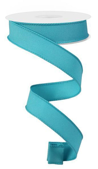 RIBBON | 7/8"X10YD | DIAGONAL WEAVE | TURQUOISE | RGE7202A2