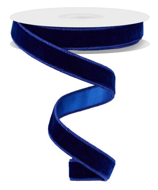 RIBBON | 7/8"X10YD | DELUXE VELVET/SATIN BACKING | ROYAL BLUE | RGE765825