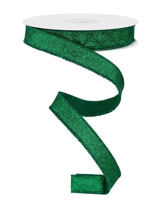 RIBBON | 5/8"X10YD SHIMMER GLITTER | EMERALD GREEN | RGF108906