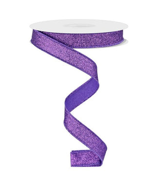 RIBBON | 5/8"X10YD SHIMMER GLITTER | PURPLE | RGF108923