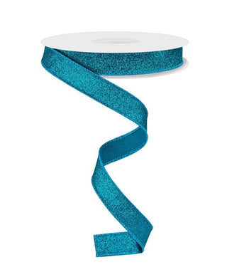 RIBBON | 5/8"X10YD SHIMMER GLITTER | TEAL | RGF108934