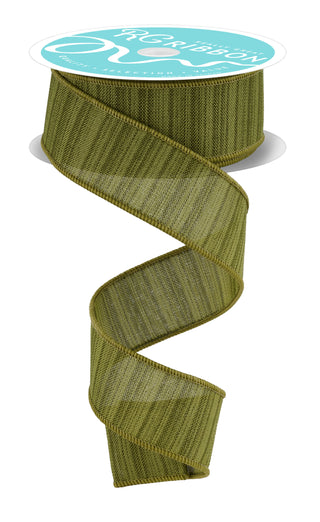 RIBBON | 1.5"X10YD | MULTI COLOR STRIPES| FERN/MOSS GREEN | RGF1683EW