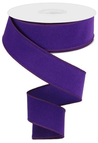 RIBBON | 1.5"X10YD | INDOOR | VELVET RIBBON | PURPLE | RL194223