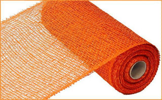 DECOMESH | 10"X10YD POLY BURLAP MESH | ORANGE | RP810020