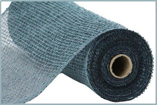 DECOMESH | 10"X10YD | POLY BURLAP | SMOKE BLUE | MESH | RP8100M7