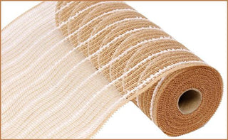 DECOMESH | 10.25"X10YD DRIFT/PP MESH | NATURAL/WHITE | RY810118