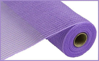 DECOMESH | 10.25"X10YD | FAUX JUTE | PP STRIPE | LAVENDER | FABRIC MESH | RY831213