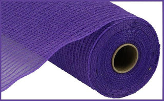 DECOMESH | 10.25"X10YD | FAUX JUTE | PP STRIPE | PURPLE | FABRIC MESH | RY831223