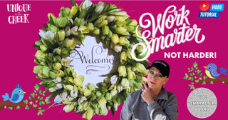 CHARACTER Wreath Board | DIY Wreath Frame | UNIQUE IN THE CREEK