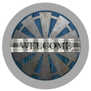 VINYL DECAL | WELCOME | METAL | CHECK | EVERYDAY | FARMHOUSE