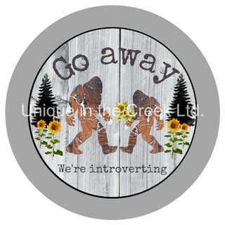 VINYL DECAL | GO AWAY | INTROVERTING | WELCOME | EVERYDAY