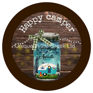 VINYL DECAL | HAPPY CAMPER | RV | EVERYDAY