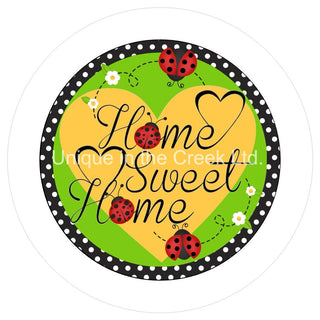 VINYL DECAL | HOME SWEET HOME | POLKA DOT | LADYBUG | SPRING | SUMMER | DAISY