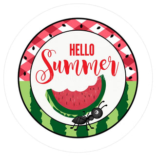 VINYL DECAL | HELLO SUMMER | WWELCOME | WATERMELON | ANTS | SUMMER