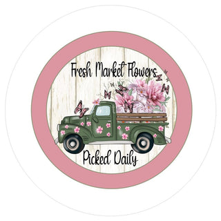 VINYL DECAL | FRESH MARKET FLOWERS | TRUCK | BUTTERFLIES | WELCOME | SPRING | SUMMER