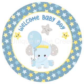 VINYL DECAL | WELCOME | BABY BOY | BABY SHOWER