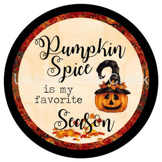 VINYL DECAL | PUMPKIN SPICE IS MY FAVORITE SEASON | AUTUMN | FALL