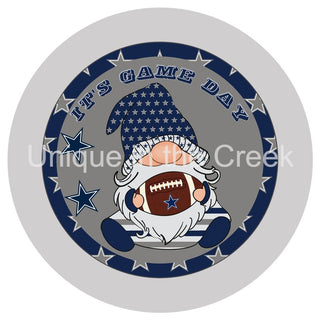 VINYL DECAL | GAME DAY | GNOME | FOOTBALL | SPORTS