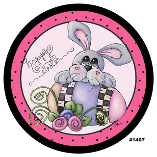 Décalcomanie vinyle | JOYEUSES PÂQUES | LAPIN | LAPIN | PÂQUES | PRINTEMPS