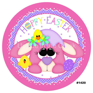 Vinyl Decal | HAPPY EASTER | BUNNY | EASTER | SPRING