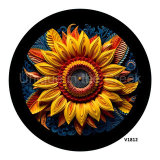 VINYL DECAL |  SUNFLOWER QUILL