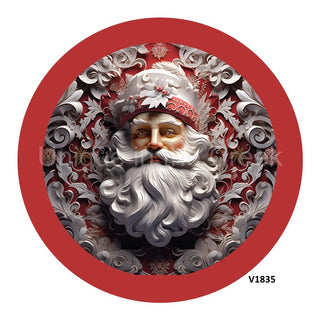 VINYL DECAL | VINTAGE SANTA | 3D | CHRISTMAS