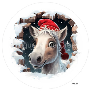 VINYL DECAL | 3D BREAKTHROUGH | HORSE | V2014