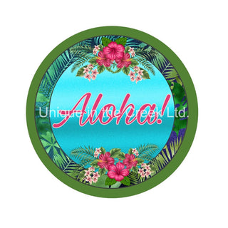 WREATH SIGN | 8" Aluminum Wreath Sign | Aloha | Welcome | Everyday