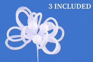 WREATH KIT | PLUSH 4 PIECE SNOWMAN-SNOWFLAKES | BLACK/WHITE/RED | KIT056SM-26CAN