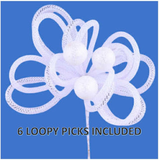 Wreath Kit | DOUBLE CANDY CANE | TURQ/WHITE/RED | PEPPERMINT  | KIT336CNcan