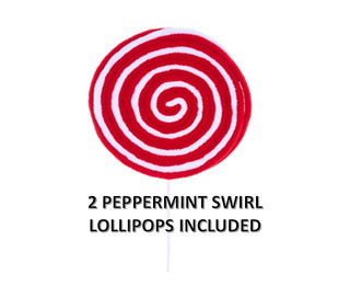 Wreath Kit | DOUBLE CANDY CANE | TURQ/WHITE/RED | PEPPERMINT  | KIT336CNcan