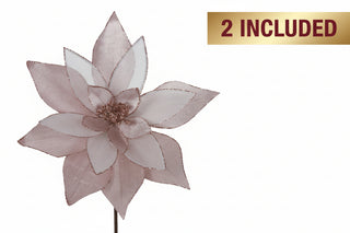 DIY WREATH KIT  | MERRY CHRISTMAS - POINSETTIA | PINK/CREAM/GOLD | KIT066CP-26CAN